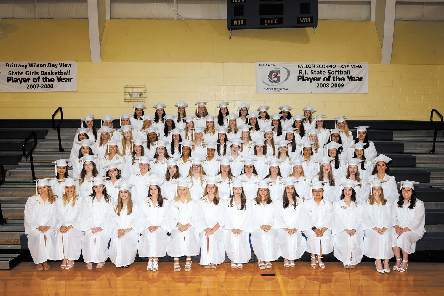 CLASS OF 2022: St. Mary Academy – Bay View Class of 2022 as pictured at graduation. (Submitted photo)